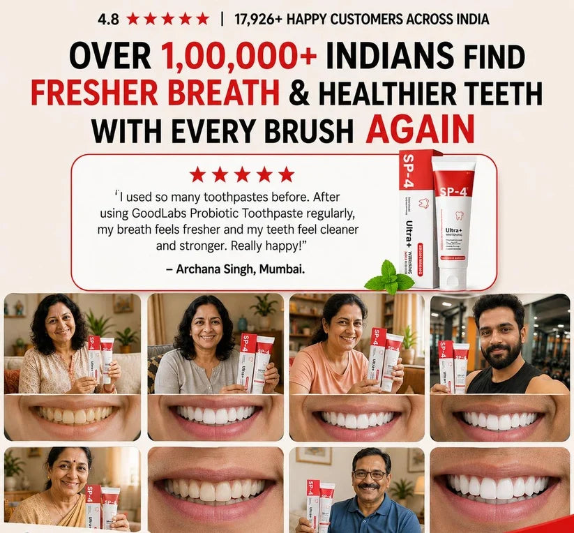 Sp-4 probiotic whitening toothpaste